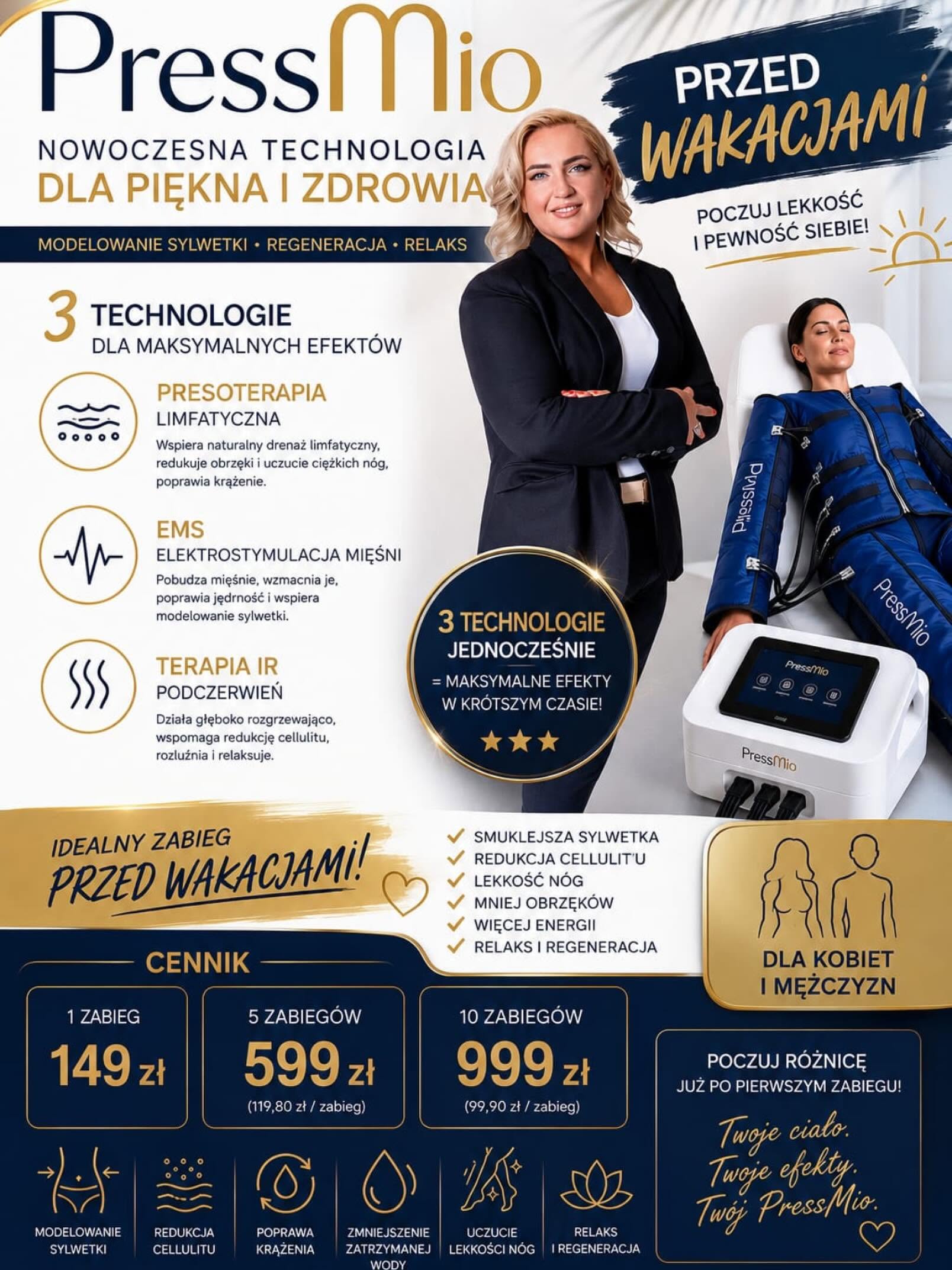 Pressmio Presoterapia Cennik - Gold Star